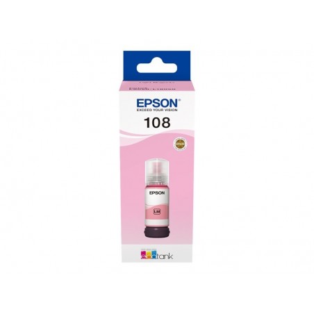 EPSON 108 EcoTank Light Magenta Ink Bottle EPSON 108 EcoTank Light Magenta Ink Bottle