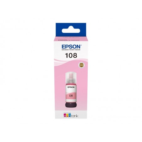 EPSON 108 EcoTank Light Magenta Ink Bottle EPSON 108 EcoTank Light Magenta Ink Bottle