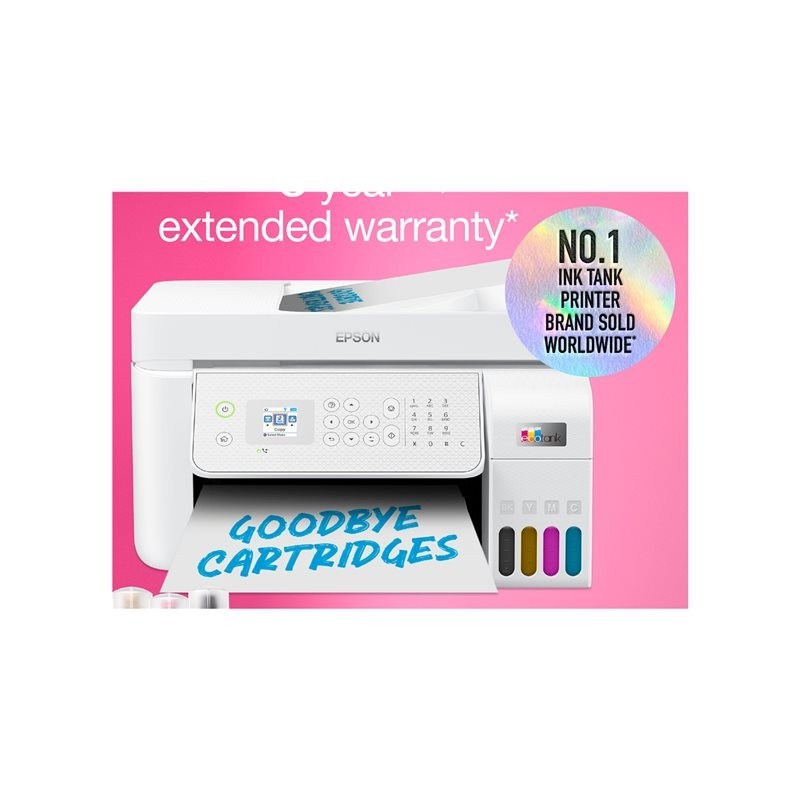 EPSON EcoTank L5316 Multifunction Ink Tank Printer 10/5ppm 1200x2400 DPI Print Scan Copy Fax WiFi