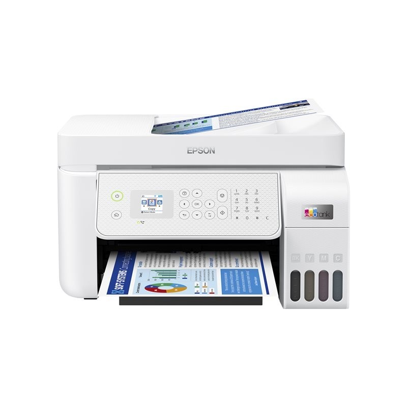 EPSON EcoTank L5316 Multifunction Ink Tank Printer 10/5ppm 1200x2400 DPI Print Scan Copy Fax WiFi