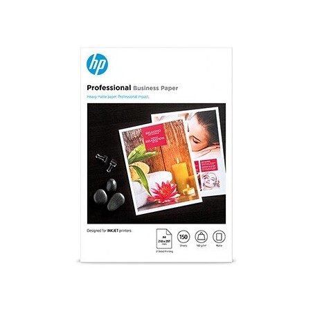 HP PROF MATTE FSC, 7MV79A, papier, matowy, biały, A4, 180 g/m2, 150 szt., niewymieniono