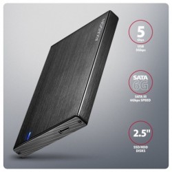 EE25-XA6C Obudowa zewnętrzna aluminiowa, USB-C 3.2 Gen 1 SATA 6G 2.5" 5Gbps EE25-XA6C Obudowa zewnętrzna aluminiowa, USB-C 3.2 Gen 1 SATA 6G 2.5" 5Gbps