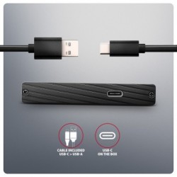 EE25-XA6C Obudowa zewnętrzna aluminiowa, USB-C 3.2 Gen 1 SATA 6G 2.5" 5Gbps EE25-XA6C Obudowa zewnętrzna aluminiowa, USB-C 3.2 Gen 1 SATA 6G 2.5" 5Gbps