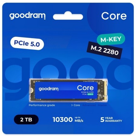 Dysk SSD Core 2TB Gen5 2280 10300/8700MB/s Dysk SSD Core 2TB Gen5 2280 10300/8700MB/s
