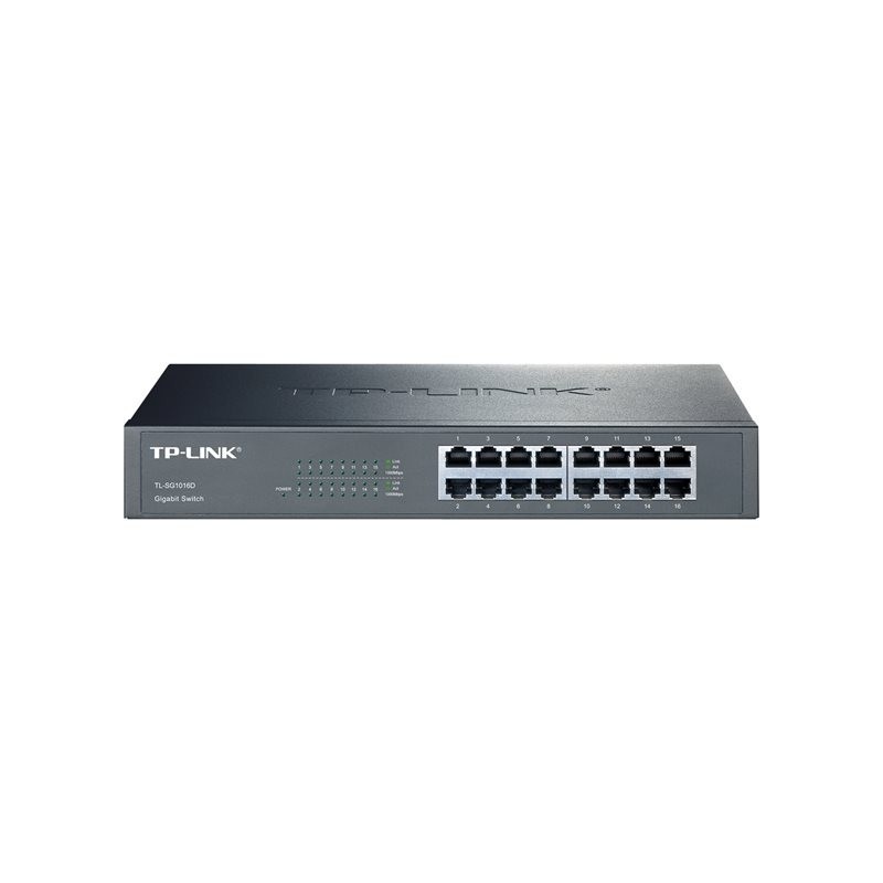 TPLINK TL-SG1016D TP-Link TL-SG1016D Switch Rack 16x10/100/1000Mbps TPLINK TL-SG1016D TP-Link TL-SG1016D Switch Rack 16x10/100/1000Mbps