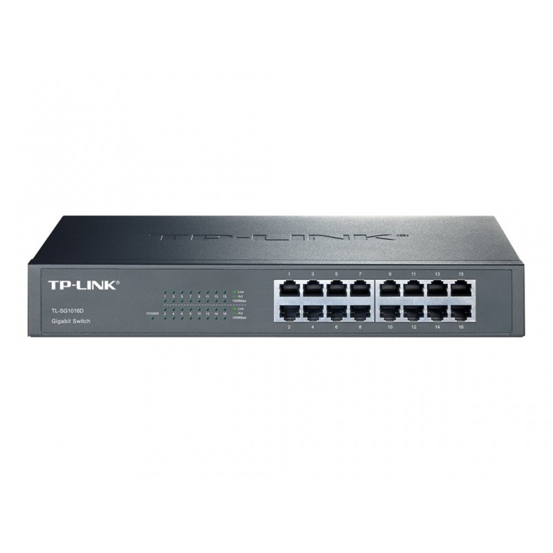 TPLINK TL-SG1016D TP-Link TL-SG1016D Switch Rack 16x10/100/1000Mbps TPLINK TL-SG1016D TP-Link TL-SG1016D Switch Rack 16x10/100/1000Mbps