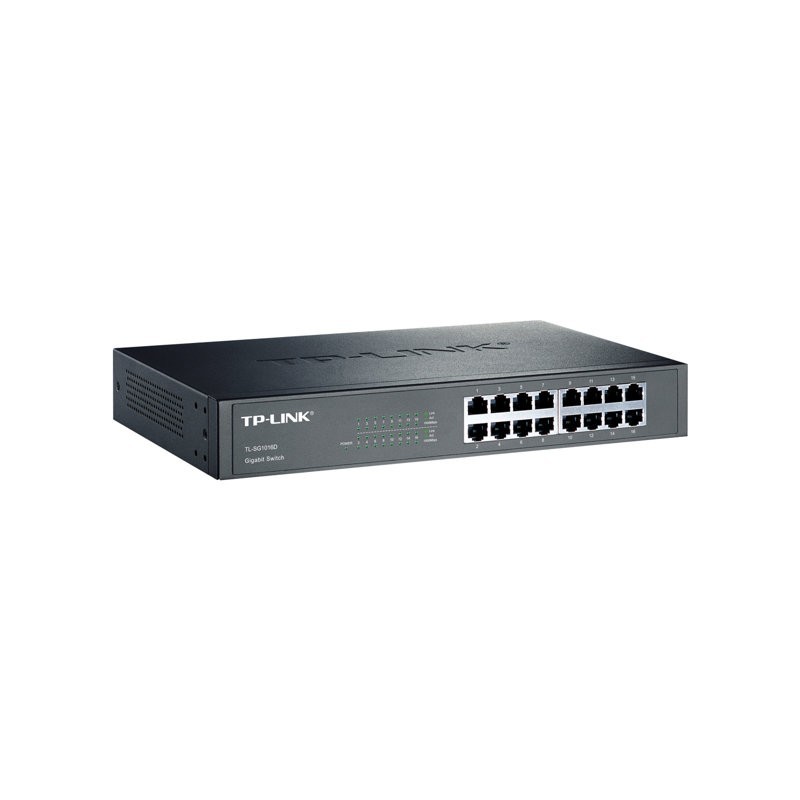 TPLINK TL-SG1016D TP-Link TL-SG1016D Switch Rack 16x10/100/1000Mbps TPLINK TL-SG1016D TP-Link TL-SG1016D Switch Rack 16x10/100/1000Mbps