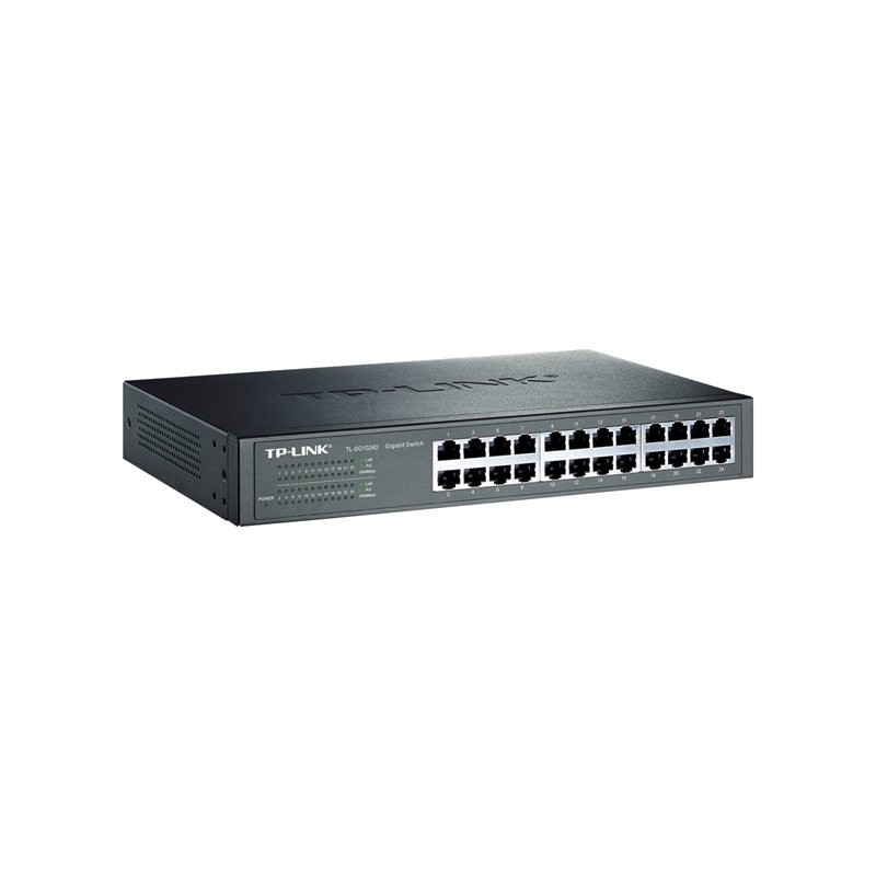 TPLINK TL-SG1024D TP-Link TL-SG1024D Switch Rack 24x10/100/1000Mbps