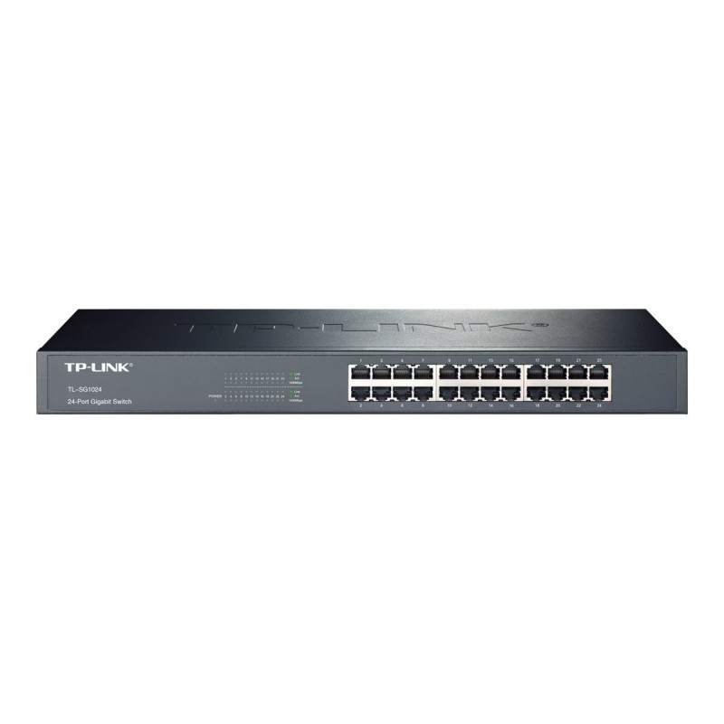 TPLINK TL-SG1024 TP-Link TL-SG1024 Switch Rack 24x10/100/1000Mbps