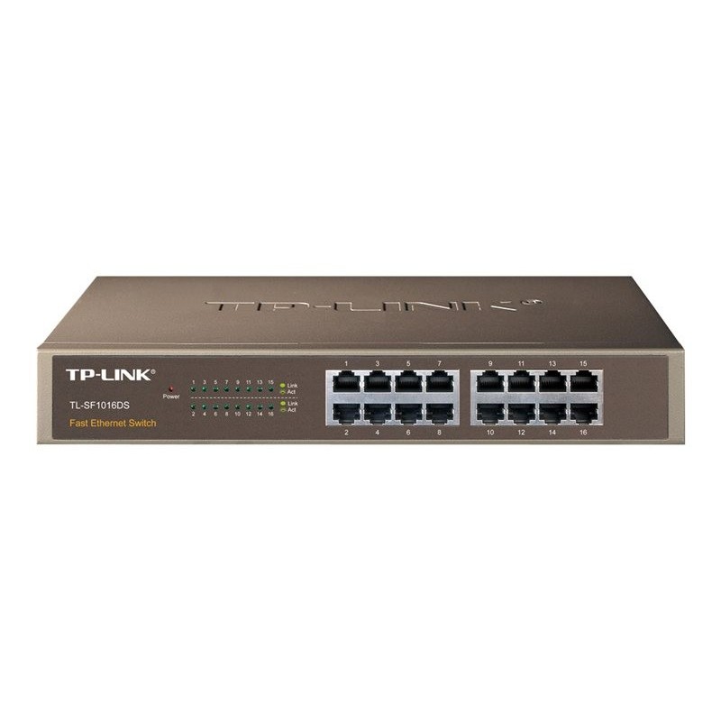 TPLINK TL-SF1016DS TP-Link TL-SF1016DS Switch Rack 16x10/100Mbps TPLINK TL-SF1016DS TP-Link TL-SF1016DS Switch Rack 16x10/100Mbps
