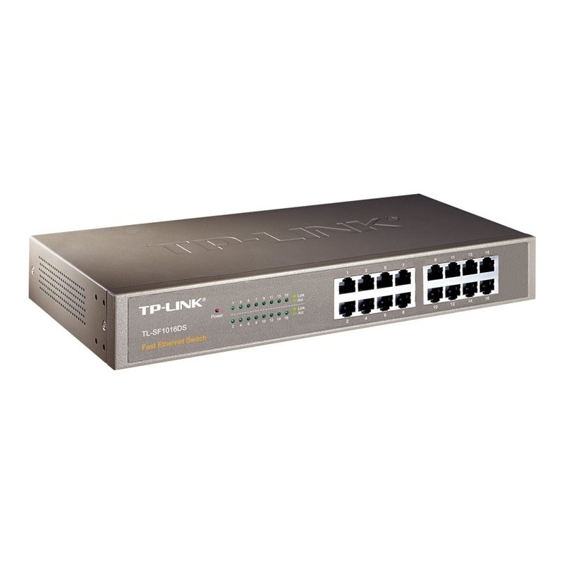 TPLINK TL-SF1016DS TP-Link TL-SF1016DS Switch Rack 16x10/100Mbps TPLINK TL-SF1016DS TP-Link TL-SF1016DS Switch Rack 16x10/100Mbps