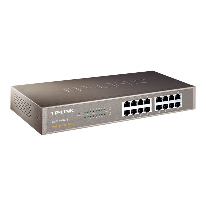 TPLINK TL-SF1016DS TP-Link TL-SF1016DS Switch Rack 16x10/100Mbps TPLINK TL-SF1016DS TP-Link TL-SF1016DS Switch Rack 16x10/100Mbps