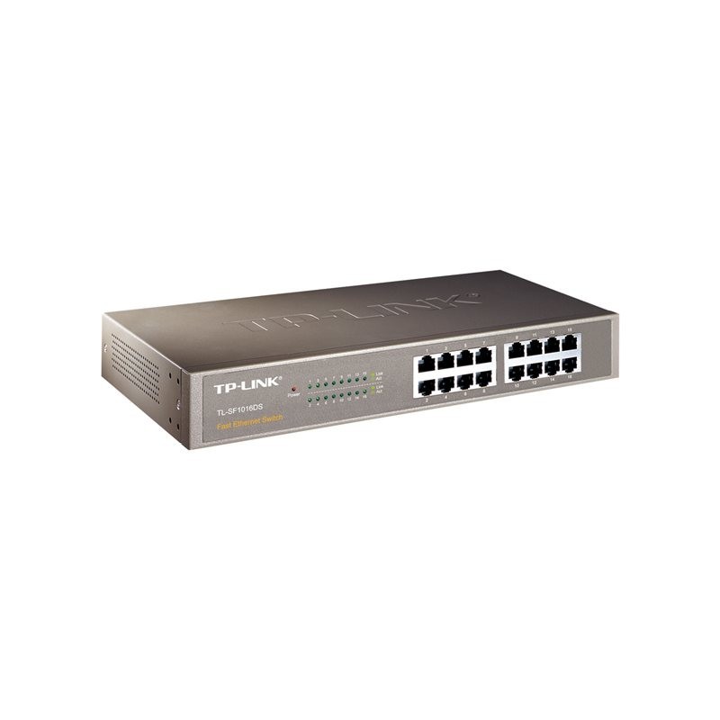 TPLINK TL-SF1016DS TP-Link TL-SF1016DS Switch Rack 16x10/100Mbps TPLINK TL-SF1016DS TP-Link TL-SF1016DS Switch Rack 16x10/100Mbps