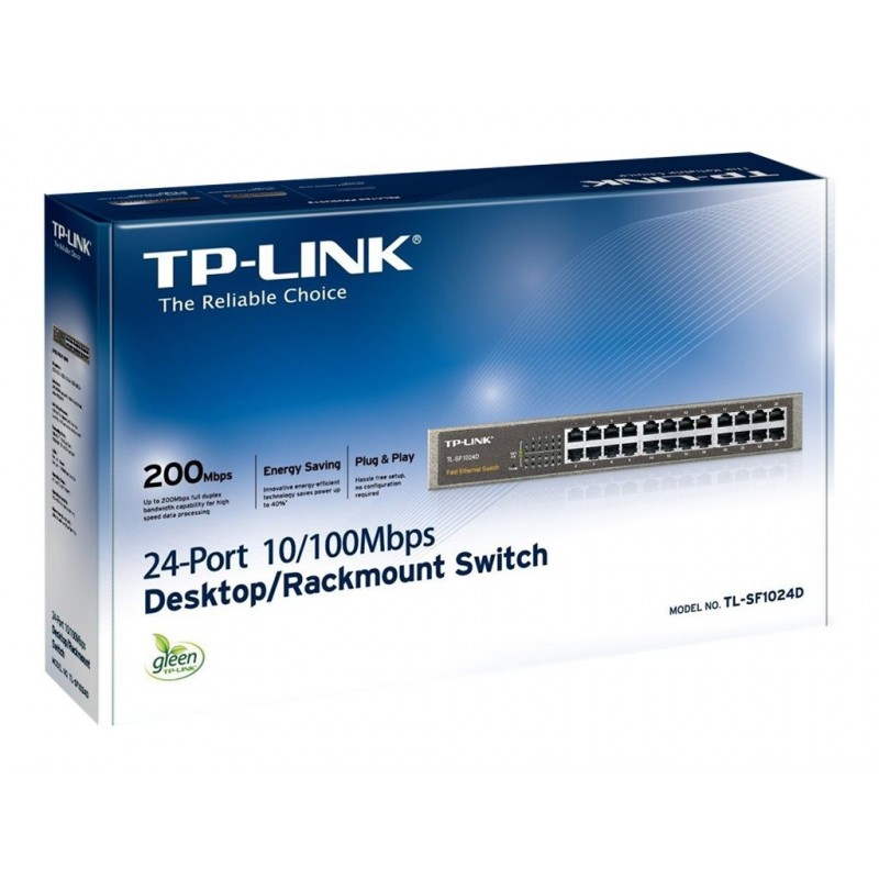 TP-LINK TL-SF1024D TP-Link TL-SF1024D Switch Rack 24x10/100Mbps TP-LINK TL-SF1024D TP-Link TL-SF1024D Switch Rack 24x10/100Mbps