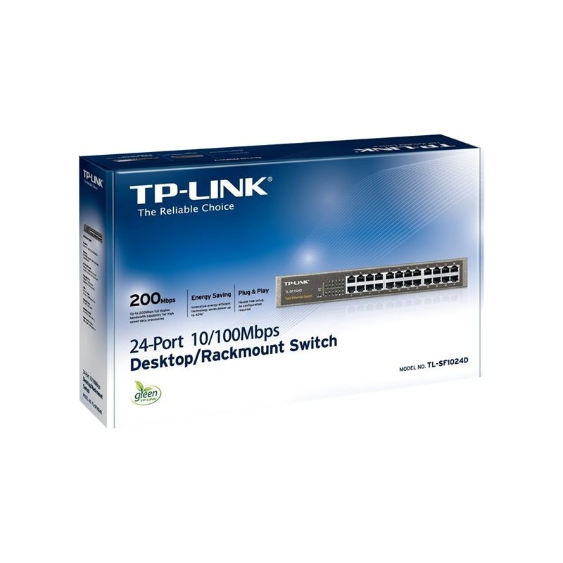 TP-LINK TL-SF1024D TP-Link TL-SF1024D Switch Rack 24x10/100Mbps TP-LINK TL-SF1024D TP-Link TL-SF1024D Switch Rack 24x10/100Mbps
