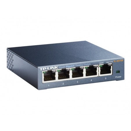 TPLINK TL-SG105 TP-Link TL-SG105 Switch 5x10/100/1000Mbps, Metal case, IEEE 802.1p QoS TPLINK TL-SG105 TP-Link TL-SG105 Switch 5x10/100/1000Mbps, Metal case, IEEE 802.1p QoS