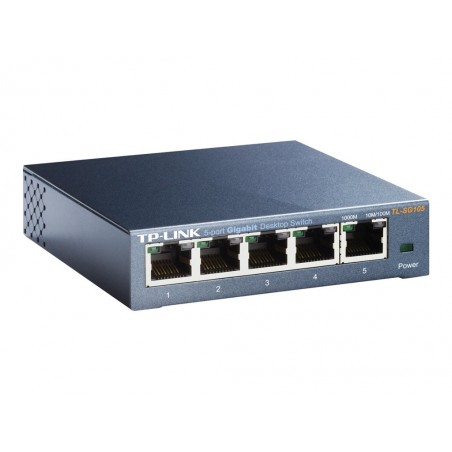 TPLINK TL-SG105 TP-Link TL-SG105 Switch 5x10/100/1000Mbps, Metal case, IEEE 802.1p QoS TPLINK TL-SG105 TP-Link TL-SG105 Switch 5x10/100/1000Mbps, Metal case, IEEE 802.1p QoS