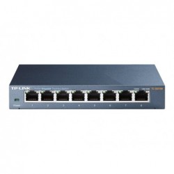 TPLINK TL-SG108 TP-Link TL-SG108 Switch 8x10/100/1000Mbps, Metal case, IEEE 802.1p QoS