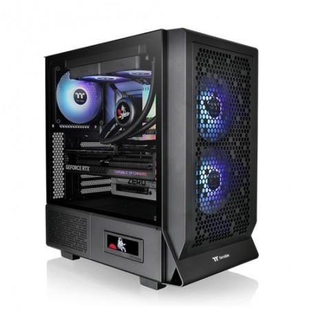Obudowa - Ceres 330 TG ARGB - Black 