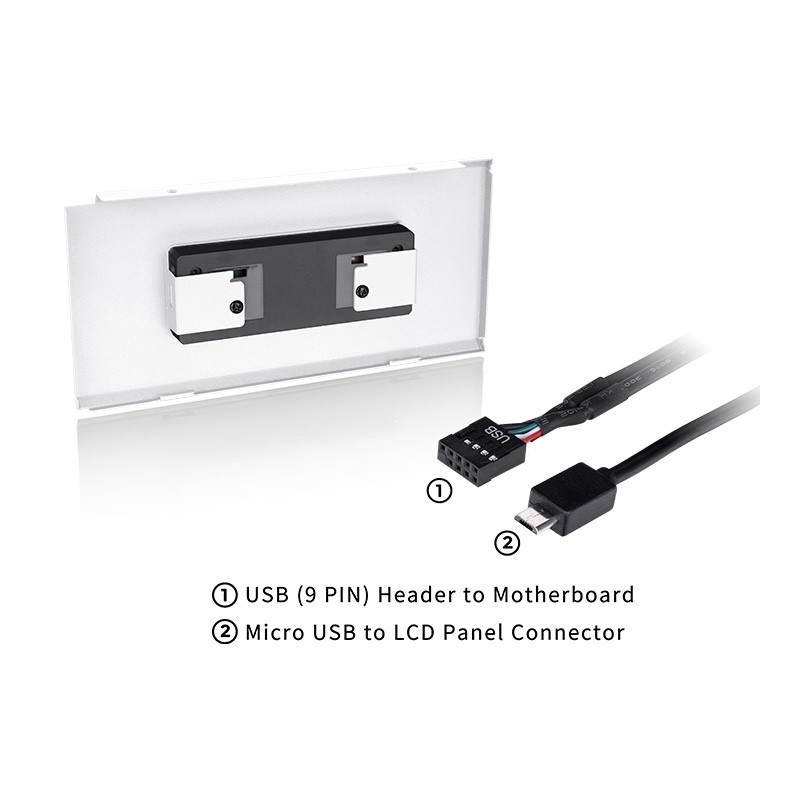 Obudowa - Ceres 500 LCD Panel Kit - Snow 