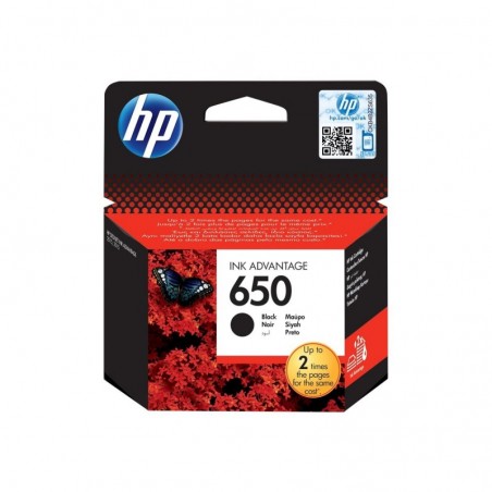 HP CZ101AE BHK Tusz HP 650 black HP CZ101AE BHK Tusz HP 650 black