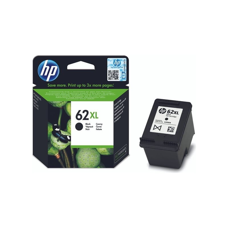 HP 62XL Black Ink Cartridge HP 62XL Black Ink Cartridge