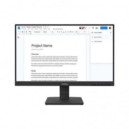 LENOVO ThinkVision S22-4e 21.5inch IPS FHD 16:9 100Hz 250 cd/m2 4ms HDMI VGA LENOVO ThinkVision S22-4e 21.5inch IPS FHD 16:9 100Hz 250 cd/m2 4ms HDMI VGA