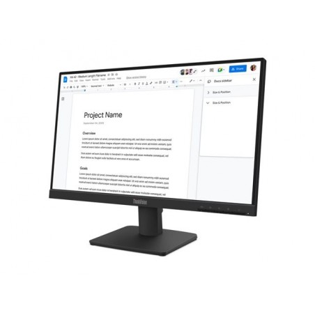 LENOVO ThinkVision S22-4e 21.5inch IPS FHD 16:9 100Hz 250 cd/m2 4ms HDMI VGA LENOVO ThinkVision S22-4e 21.5inch IPS FHD 16:9 100Hz 250 cd/m2 4ms HDMI VGA