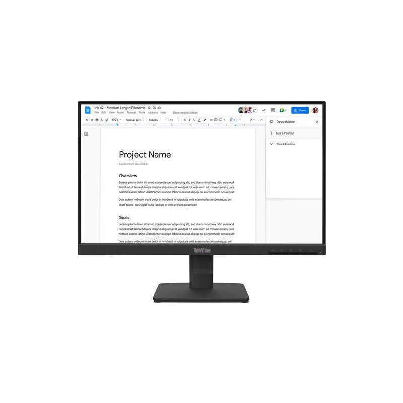 LENOVO ThinkVision S22-4e 21.5inch IPS FHD 16:9 100Hz 250 cd/m2 4ms HDMI VGA LENOVO ThinkVision S22-4e 21.5inch IPS FHD 16:9 100Hz 250 cd/m2 4ms HDMI VGA
