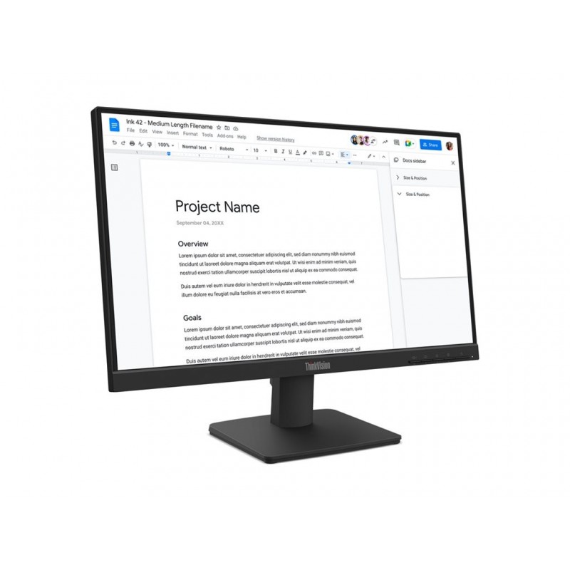 LENOVO ThinkVision S22-4e 21.5inch IPS FHD 16:9 100Hz 250 cd/m2 4ms HDMI VGA LENOVO ThinkVision S22-4e 21.5inch IPS FHD 16:9 100Hz 250 cd/m2 4ms HDMI VGA