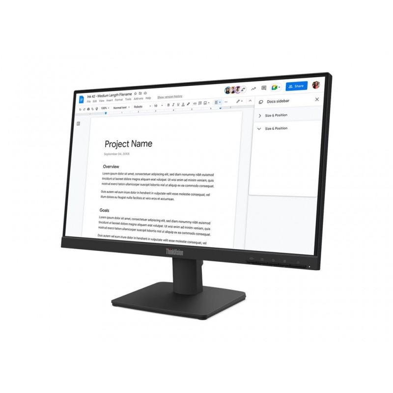 LENOVO ThinkVision S22-4e 21.5inch IPS FHD 16:9 100Hz 250 cd/m2 4ms HDMI VGA LENOVO ThinkVision S22-4e 21.5inch IPS FHD 16:9 100Hz 250 cd/m2 4ms HDMI VGA
