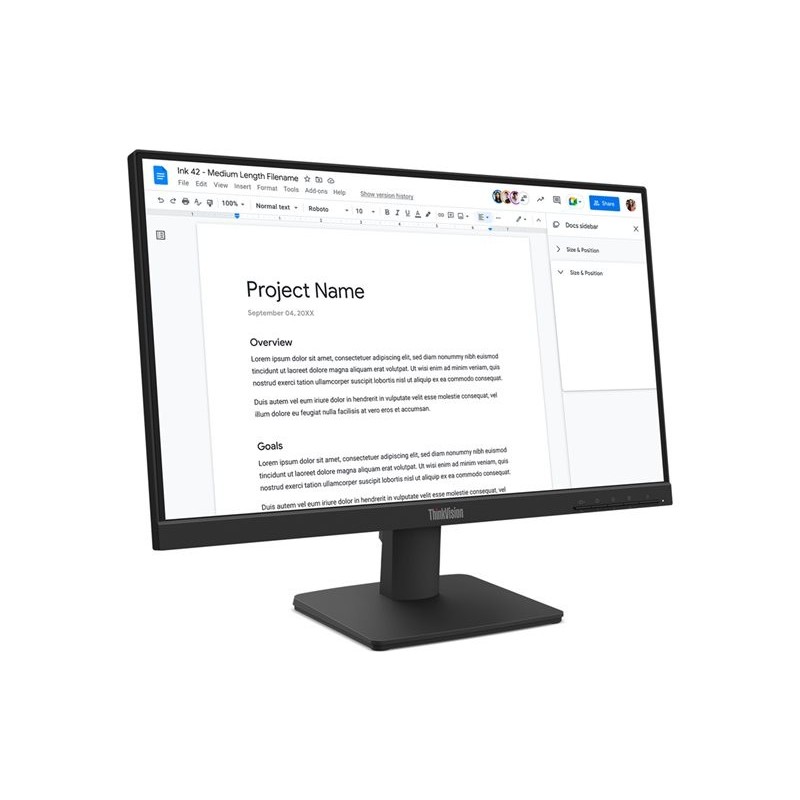 LENOVO ThinkVision S22-4e 21.5inch IPS FHD 16:9 100Hz 250 cd/m2 4ms HDMI VGA LENOVO ThinkVision S22-4e 21.5inch IPS FHD 16:9 100Hz 250 cd/m2 4ms HDMI VGA