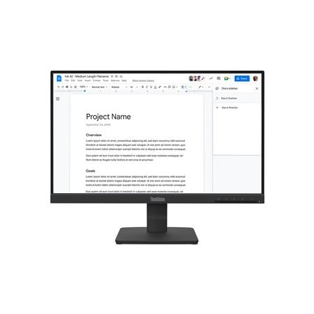 LENOVO ThinkVision S22-4e 21.5inch IPS FHD 16:9 100Hz 250 cd/m2 4ms HDMI VGA LENOVO ThinkVision S22-4e 21.5inch IPS FHD 16:9 100Hz 250 cd/m2 4ms HDMI VGA