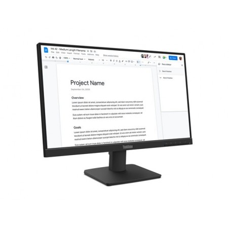 LENOVO ThinkVision S22-4e 21.5inch IPS FHD 16:9 100Hz 250 cd/m2 4ms HDMI VGA LENOVO ThinkVision S22-4e 21.5inch IPS FHD 16:9 100Hz 250 cd/m2 4ms HDMI VGA