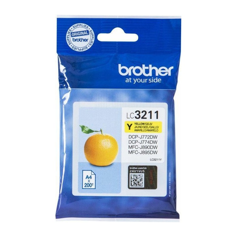 Brother Tusz LC3211Y Yellow 200 stron 