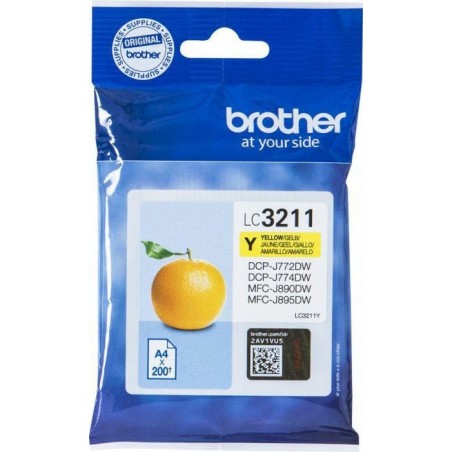 Brother Tusz LC3211Y Yellow 200 stron Brother Tusz LC3211Y Yellow 200 stron