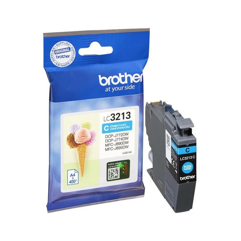 Brother Tusz LC3213C Cyan 400 stron 
