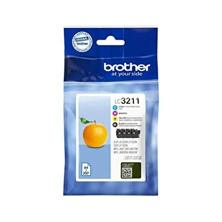 Brother Tusz LC3211VAL CMYK 4pack 4 x 200ml Brother Tusz LC3211VAL CMYK 4pack 4 x 200ml