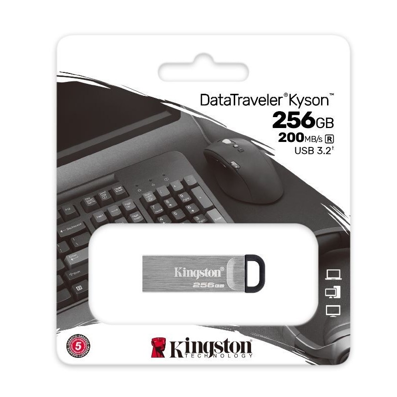 Pendrive Kyson DTKN/256 USB 3.2 Gen1 Pendrive Kyson DTKN/256 USB 3.2 Gen1