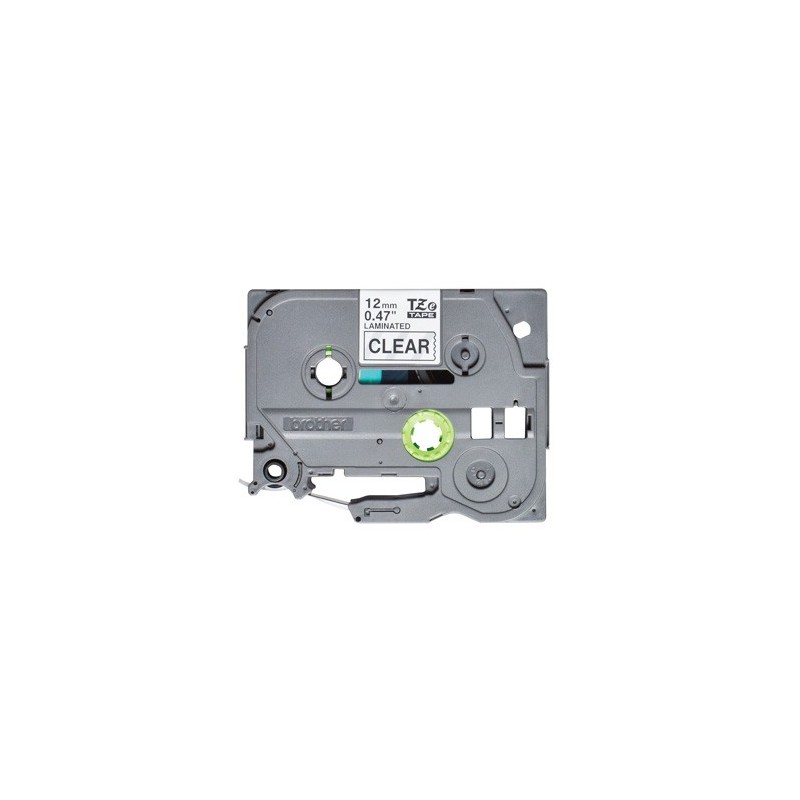 Brother oryginalny taśma do drukarek etykiet, Brother, TZE-131S, czarny druk/przezroczysty podkład, laminowane, 4m, 12mm
