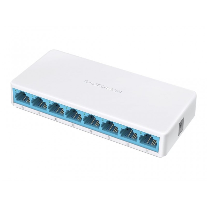 TPLINK MS108 Mercusys MS108 8-Port 10/100Mbps Desktop Switch TPLINK MS108 Mercusys MS108 8-Port 10/100Mbps Desktop Switch
