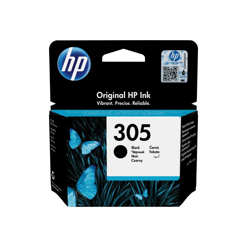 HP 305 Black Original Ink Cartridge HP 305 Black Original Ink Cartridge