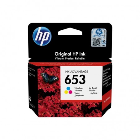 HP 653 Tri-color Original Ink Advantage Cartridge HP 653 Tri-color Original Ink Advantage Cartridge