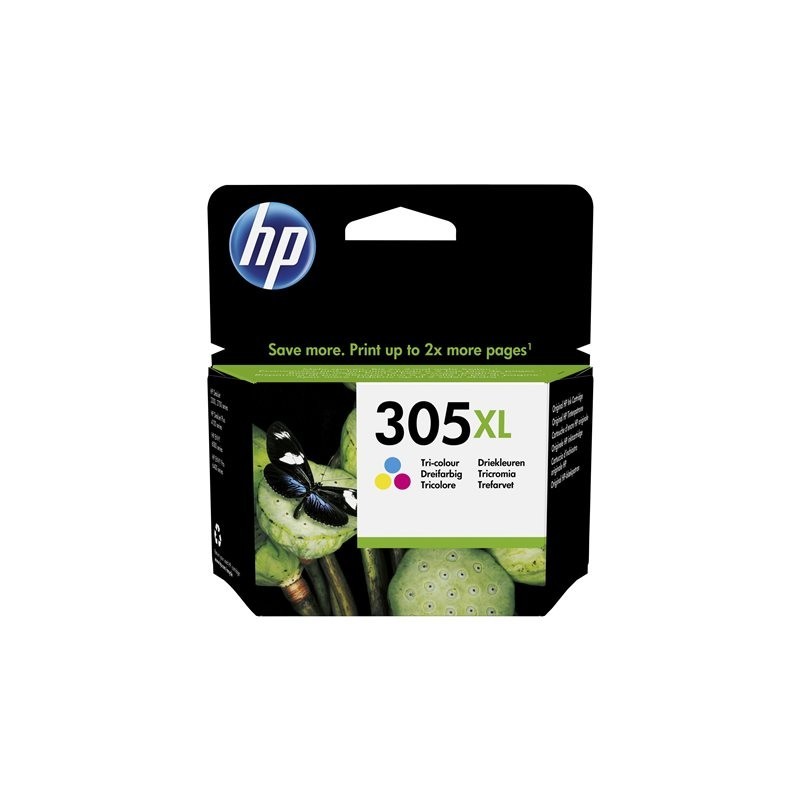 HP 305XL High Yield Tri-color Original Ink Cartridge HP 305XL High Yield Tri-color Original Ink Cartridge