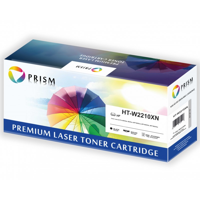 PRISM HP Toner nr 207X W2210X Black 3K 100% New, with chip