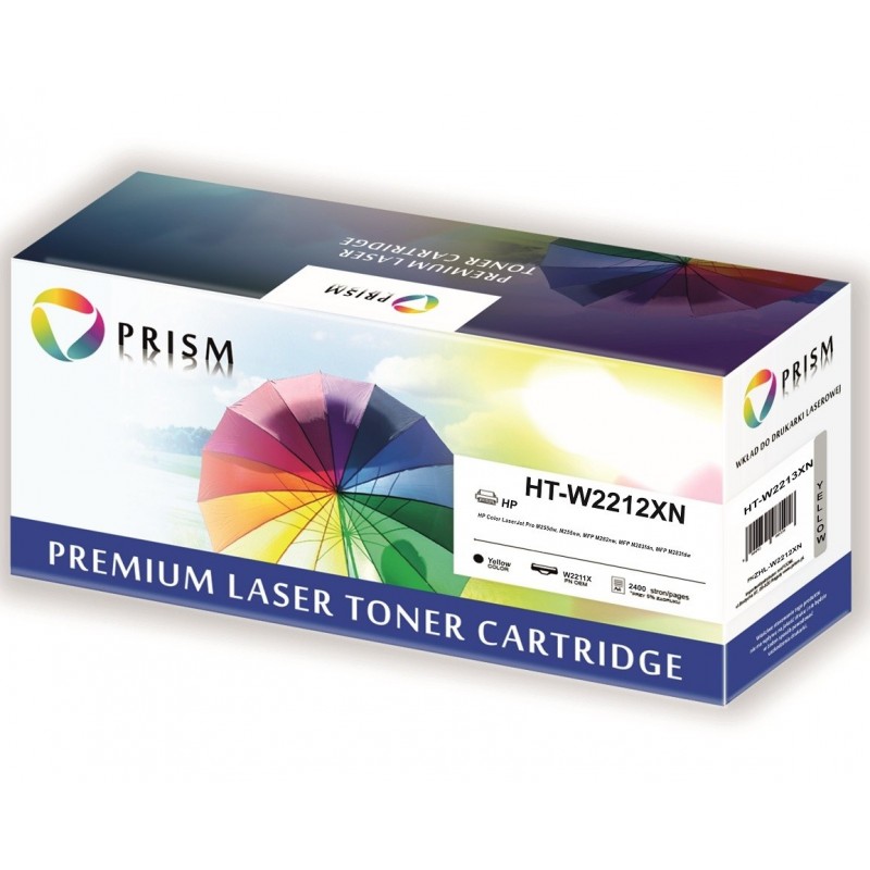 PRISM HP Toner nr 207X W2212X Yell 2,4K 100% New, with chip