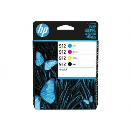 HP 912 CMYK Original Ink Cartridge 4-Pack HP 912 CMYK Original Ink Cartridge 4-Pack