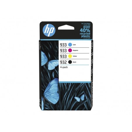 HP 932 Black 933 CMY Original Ink Cartridge 4-Pack HP 932 Black 933 CMY Original Ink Cartridge 4-Pack