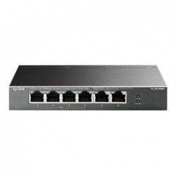 TP-LINK TL-SF1006P 6-Port 10/100Mbps Steel Desktop Switch with 4-Port PoE+ 67W PoE budget (P) TP-LINK TL-SF1006P 6-Port 10/100Mbps Steel Desktop Switch with 4-Port PoE+ 67W PoE budget (P)