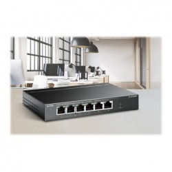 TP-LINK TL-SF1006P 6-Port 10/100Mbps Steel Desktop Switch with 4-Port PoE+ 67W PoE budget (P) TP-LINK TL-SF1006P 6-Port 10/100Mbps Steel Desktop Switch with 4-Port PoE+ 67W PoE budget (P)